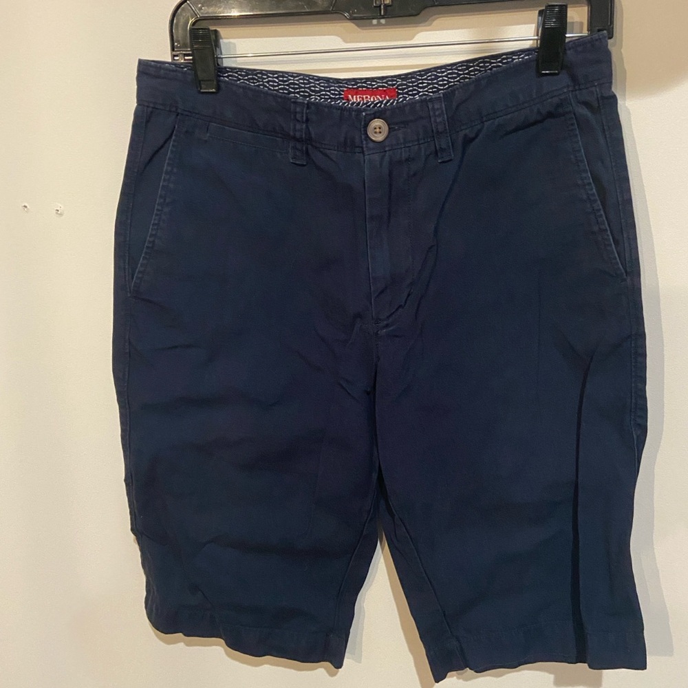 Merona Dark Blue Men's Flat Front Shorts